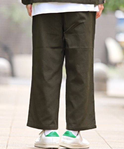 LUXSTYLE(ラグスタイル)の「ツイルテーパードパンツ(その他パンツ・メンズ・ブラック/グレー/カーキ・M/L)」の4枚目の写真