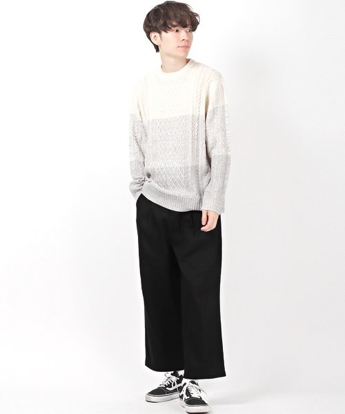 LUXSTYLE(ラグスタイル)の「ツイルテーパードパンツ(その他パンツ・メンズ・ブラック/グレー/カーキ・M/L)」の7枚目の写真