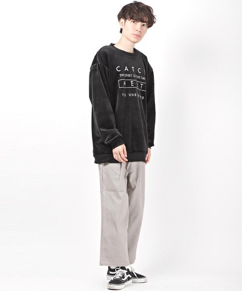 LUXSTYLE(ラグスタイル)の「ツイルテーパードパンツ(その他パンツ・メンズ・ブラック/グレー/カーキ・M/L)」の8枚目の写真