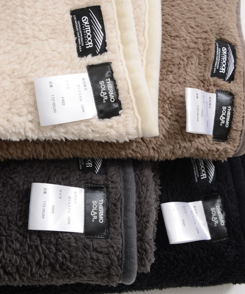 OUTDOOR PRODUCTS（アウトドアプロダクツ）の「【OUTDOOR PRODUCTS/アウトドアプロダクツ】THERMO SOLAR 起毛　静電気抑制  洗濯可能　3wayブランケット（アウトドアグッズ・レディース・ブラック/ブラウン/チャコールグレー/ベージュ・FREE）」の14枚目の写真