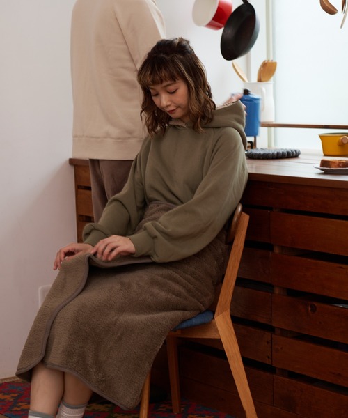 OUTDOOR PRODUCTS（アウトドアプロダクツ）の「【OUTDOOR PRODUCTS/アウトドアプロダクツ】THERMO SOLAR 起毛　静電気抑制  洗濯可能　3wayブランケット（アウトドアグッズ・レディース・ブラック/ブラウン/チャコールグレー/ベージュ・FREE）」の6枚目の写真