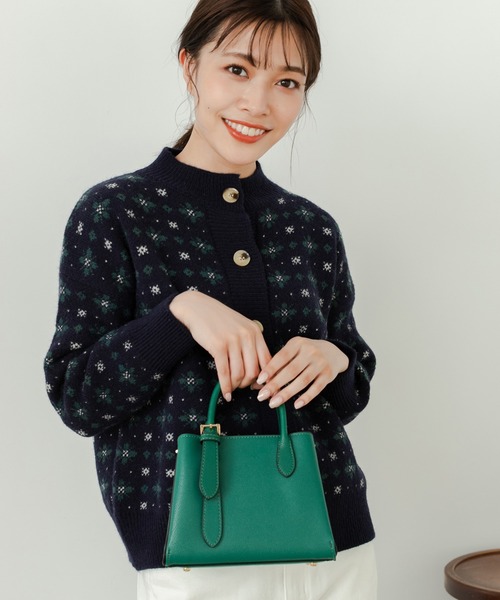 Edit Sheen(エディットシーン)の「ノルディック柄カーディガン(カーディガン/ボレロ・レディース・ネイビー/レッド・MEDIUM)」の15枚目の写真