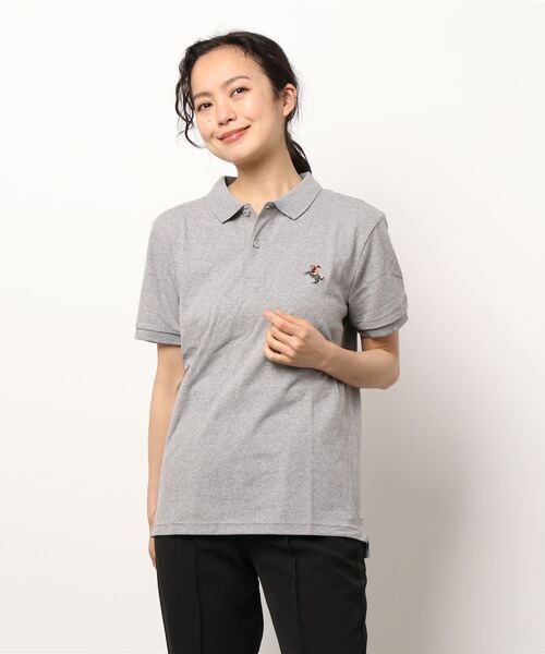 GIORDANO（ジョルダーノ）の「[GIORDANO] ナポレオン刺繍ポロシャツ ユニセックス（ポロシャツ・レディース・ブラック/ベージュ/ブルー/グリーン/杢グレー/ブルー系その他・MEDIUM/LARGE/X-LARGE/SMALL）」の18枚目の写真