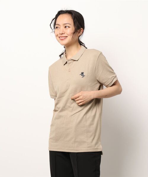 GIORDANO（ジョルダーノ）の「[GIORDANO] ナポレオン刺繍ポロシャツ ユニセックス（ポロシャツ・レディース・ブラック/ベージュ/ブルー/グリーン/杢グレー/ブルー系その他・MEDIUM/LARGE/X-LARGE/SMALL）」の16枚目の写真