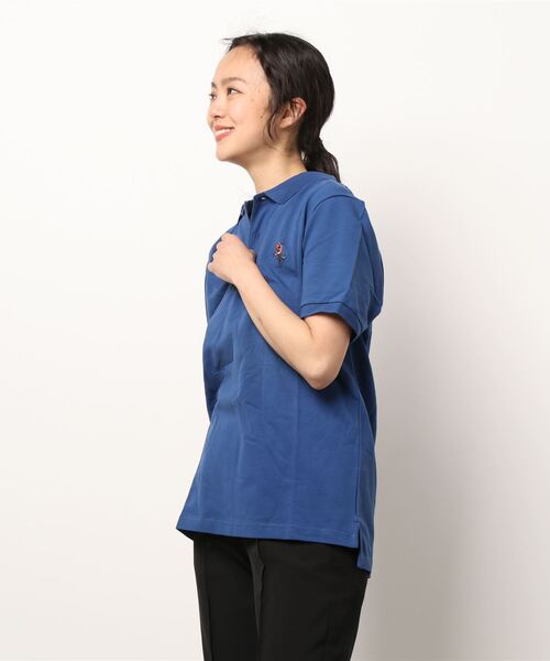 GIORDANO（ジョルダーノ）の「[GIORDANO] ナポレオン刺繍ポロシャツ ユニセックス（ポロシャツ・レディース・ブラック/ベージュ/ブルー/グリーン/杢グレー/ブルー系その他・MEDIUM/LARGE/X-LARGE/SMALL）」の12枚目の写真