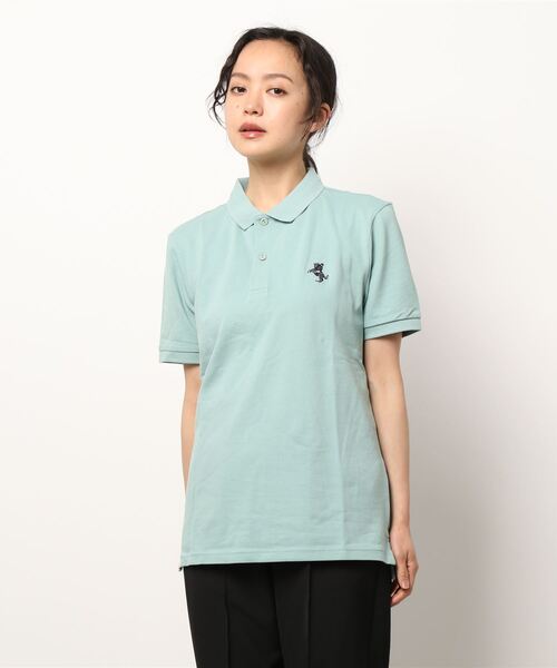 GIORDANO（ジョルダーノ）の「[GIORDANO] ナポレオン刺繍ポロシャツ ユニセックス（ポロシャツ・レディース・ブラック/ベージュ/ブルー/グリーン/杢グレー/ブルー系その他・MEDIUM/LARGE/X-LARGE/SMALL）」の10枚目の写真