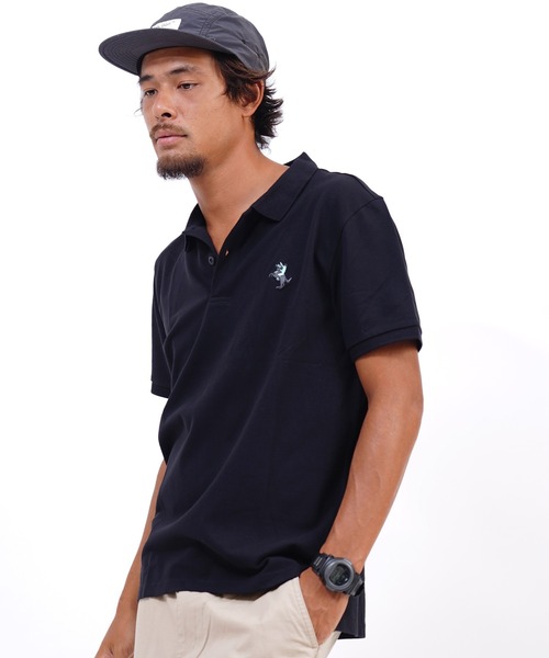 GIORDANO（ジョルダーノ）の「[GIORDANO] ナポレオン刺繍ポロシャツ ユニセックス（ポロシャツ・レディース・ブラック/ベージュ/ブルー/グリーン/杢グレー/ブルー系その他・MEDIUM/LARGE/X-LARGE/SMALL）」の19枚目の写真