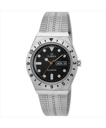 TIMEX（タイメックス）の「TIMEX 「Q TIMEX」   TW2V00100 シルバー（日本限定モデル）　　TW2U61600　オールブラック　 クォーツ メンズ（アナログ腕時計・メンズ）」