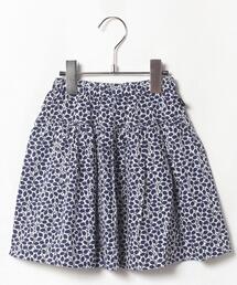 agnes b.（アニエスベー）の「IBX9 JUPE キッズ リーフプリントスカート（スカート・キッズ）」