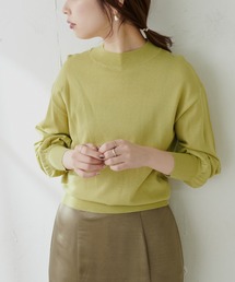 便利なシンプルプチハイニット