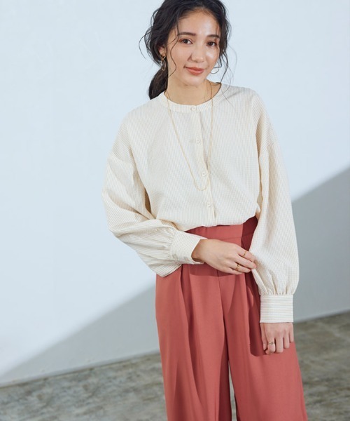 Pierrot（ピエロ）の「2wayストレートジョガーパンツ（その他パンツ・レディース・アイボリー/ブラック/オレンジ・M/L/PM）」の8枚目の写真