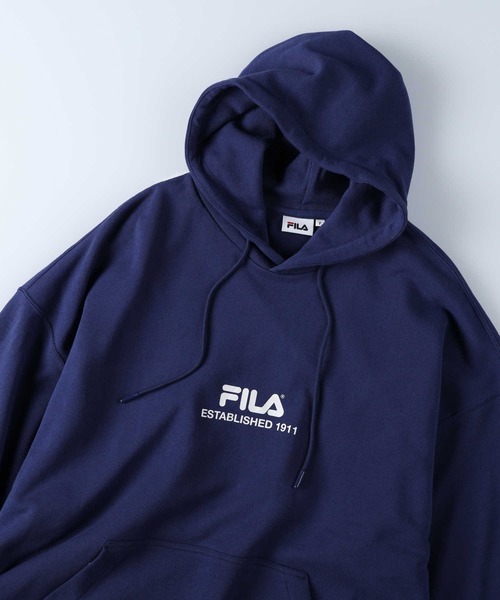 FILA(フィラ)の「【FILA】スウェットパーカー(パーカー・レディース・ネイビー/ブラウン/グレー/ブラック・ONE SIZE)」の4枚目の写真