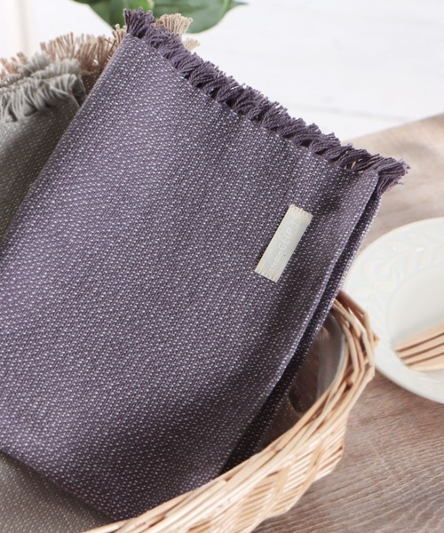 studio CLIP（スタディオクリップ）の「シャンブレー織りランチョンマット（ランチョンマット/テーブルウェア・レディース・ライトブルー/レッド/イエロー/グリーン/グレー/ベージュ/パープル・FREE）」の5枚目の写真