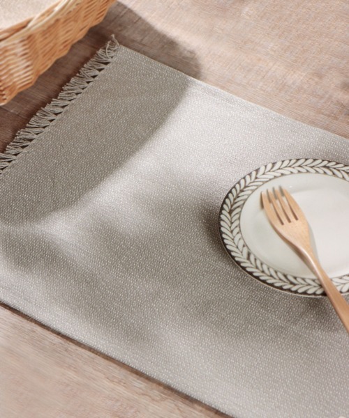 シャンブレー織りランチョンマット（ランチョンマット/テーブルウェア