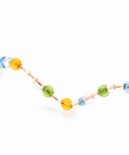 Casselini（キャセリーニ）の「Casselini(キャセリーニ)なみなみビーズチョーカー（ネックレス・レディース・オフホワイト/マルチ・FREE）」の9枚目の写真