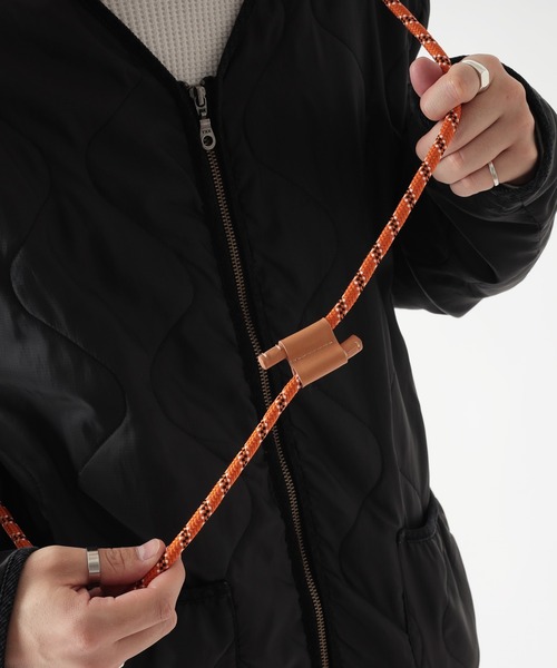 BIRTHDAY BAR(バースデイバー)の「【全機種対応】パラコード モバイルストラップ スマホショルダー 本革(スマホグッズ・レディース・ブラック/オレンジ/ブルー/カーキ/ベージュ/ブラック系・フリー)」の18枚目の写真