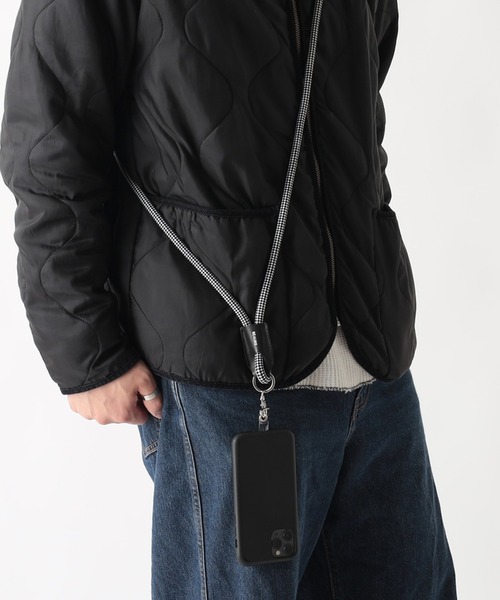 BIRTHDAY BAR(バースデイバー)の「【全機種対応】パラコード モバイルストラップ スマホショルダー 本革(スマホグッズ・レディース・ブラック/オレンジ/ブルー/カーキ/ベージュ/ブラック系・フリー)」の8枚目の写真