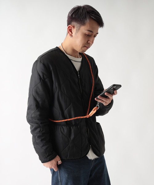 BIRTHDAY BAR(バースデイバー)の「【全機種対応】パラコード モバイルストラップ スマホショルダー 本革(スマホグッズ・レディース・ブラック/オレンジ/ブルー/カーキ/ベージュ/ブラック系・フリー)」の12枚目の写真