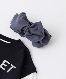 □【KIDS】BIGリボンヘアターバン