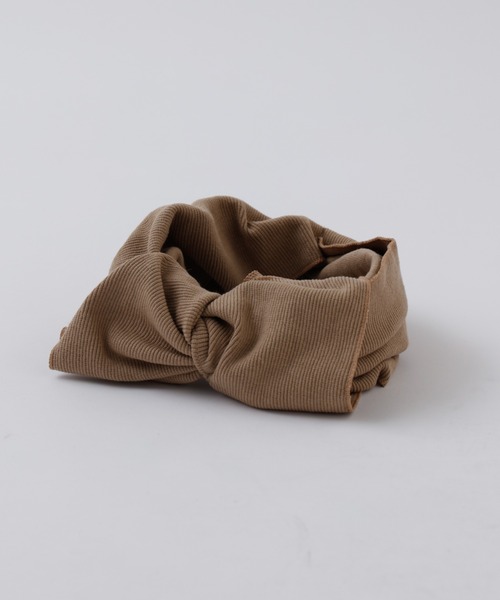 CIAOPANIC TYPY(チャオパニックティピー)の「□【KIDS】BIGリボンヘアターバン(ヘアバンド・キッズ・ベージュ/ネイビー/アイボリー/カーキ/ピンク・ONE SIZE)」の8枚目の写真