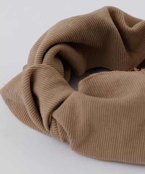 CIAOPANIC TYPY(チャオパニックティピー)の「□【KIDS】BIGリボンヘアターバン(ヘアバンド・キッズ・ベージュ/ネイビー/アイボリー/カーキ/ピンク・ONE SIZE)」の9枚目の写真