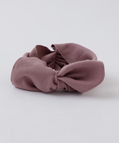 CIAOPANIC TYPY(チャオパニックティピー)の「□【KIDS】BIGリボンヘアターバン(ヘアバンド・キッズ・ベージュ/ネイビー/アイボリー/カーキ/ピンク・ONE SIZE)」の7枚目の写真