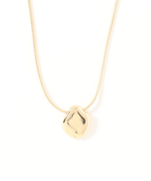 natural couture(ナチュラルクチュール)の「ポイントメタルネックレス(ネックレス・レディース・シルバー/ゴールド・FREE)」の1枚目の写真