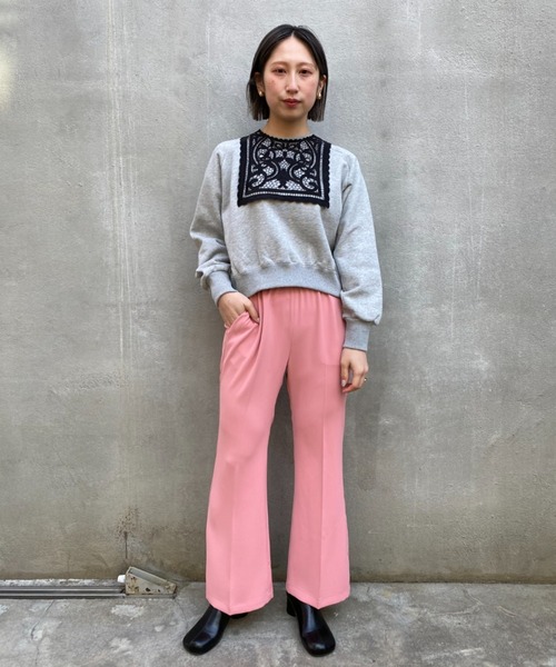 CIAOPANIC（チャオパニック）の「レース×リボン付け襟（付け襟・レディース・ブラック/オフホワイト・ONESIZE）」の13枚目の写真