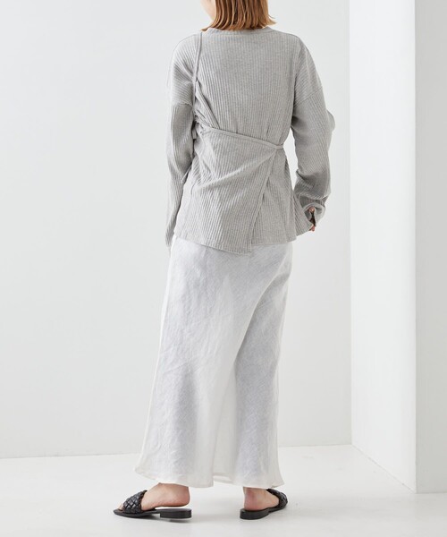 Baserange shaw long sleeve グレー BASERANGE（ベースレンジ）の「【BASERANGE/ベースレンジ】SHAW LONG