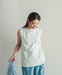 FIL DE FER | ヴィンテージコットン　モックネックロングタンク(Tシャツ/カットソー)