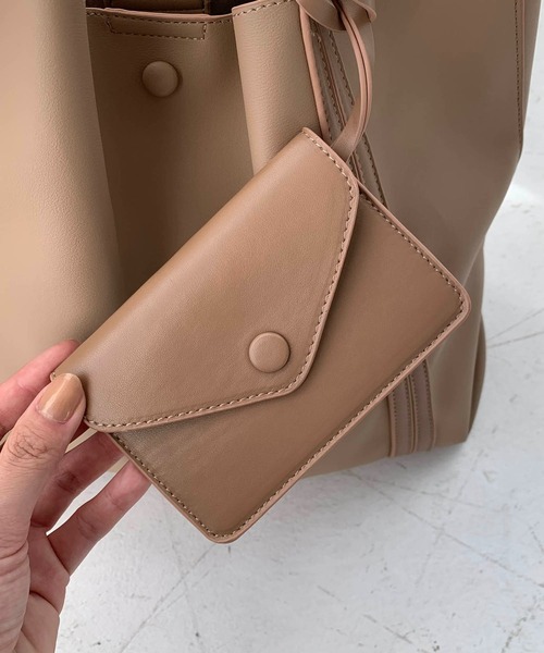 CAPRICIEUX LE'MAGE（カプリシューレマージュ）の「2WAYソフトトートバッグ（トートバッグ・レディース・ベージュ/オフホワイト・FREE）」の10枚目の写真