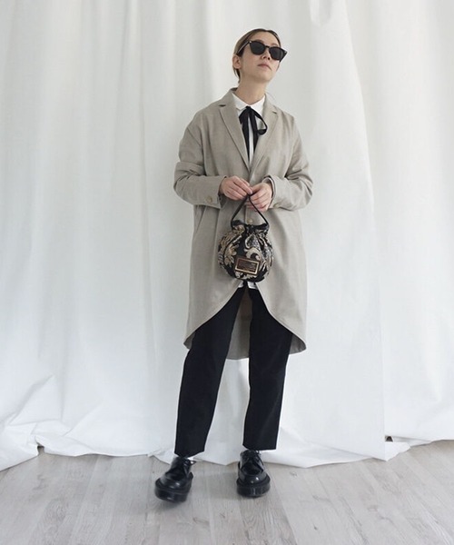 intoxic.（イントキシック）の「DAMASK JACQUARD EGG YOLK エッグヨーク（ショルダーバッグ・レディース・ブラック/オレンジ/ブルー・FREE）」の16枚目の写真