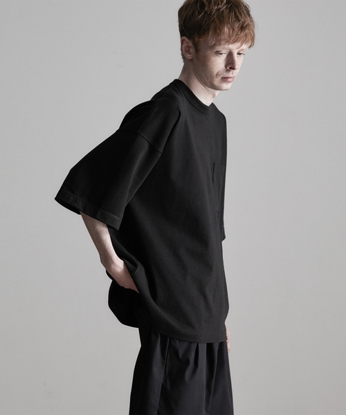 ESPONT(エスポント)の「【ESPONT】organic cotton basic big Tee(Tシャツ/カットソー・メンズ・ブラック/オリーブ/アイボリー・S/M/L)」の7枚目の写真