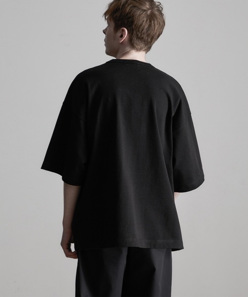 ESPONT(エスポント)の「【ESPONT】organic cotton basic big Tee(Tシャツ/カットソー・メンズ・ブラック/オリーブ/アイボリー・S/M/L)」の8枚目の写真