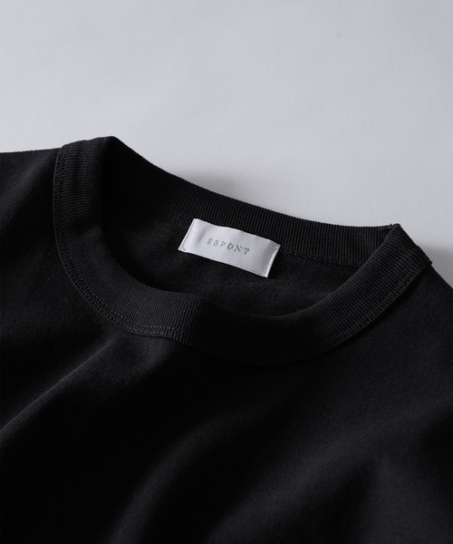 ESPONT(エスポント)の「【ESPONT】organic cotton basic big Tee(Tシャツ/カットソー・メンズ・ブラック/オリーブ/アイボリー・S/M/L)」の13枚目の写真
