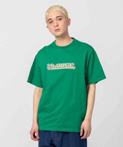 XLARGE（エクストララージ）の「ARROW LETTERING S/S TEE（Tシャツ/カットソー・メンズ・グリーン/ブラック/ホワイト・S/L/XL/M）」の3枚目の写真
