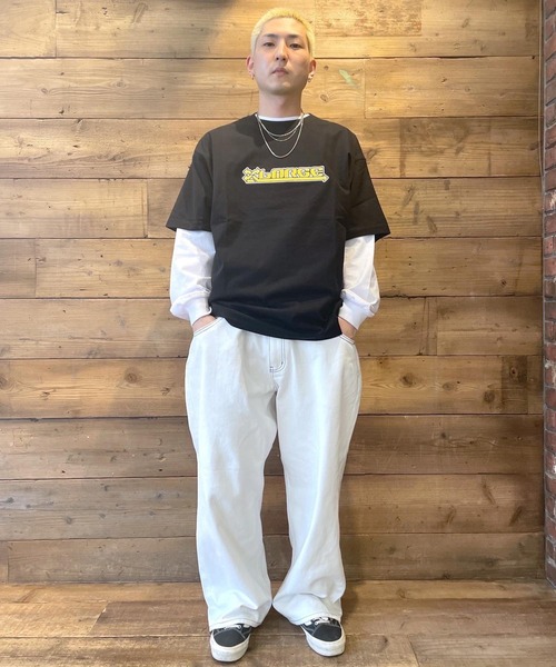 XLARGE（エクストララージ）の「ARROW LETTERING S/S TEE（Tシャツ/カットソー・メンズ・グリーン/ブラック/ホワイト・S/L/XL/M）」の16枚目の写真