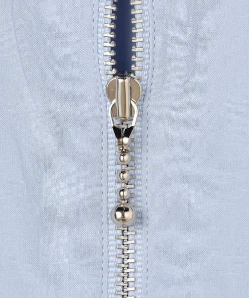 DANTON（ダントン）の「DANTON | ジップアップシャツ MEN（シャツ/ブラウス・メンズ・チャコール/サックスブルー/ベージュ・42/40）」の10枚目の写真