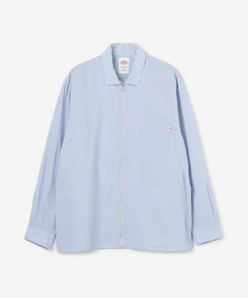 DANTON（ダントン）の「DANTON | ジップアップシャツ MEN（シャツ/ブラウス・メンズ・チャコール/サックスブルー/ベージュ・42/40）」の16枚目の写真