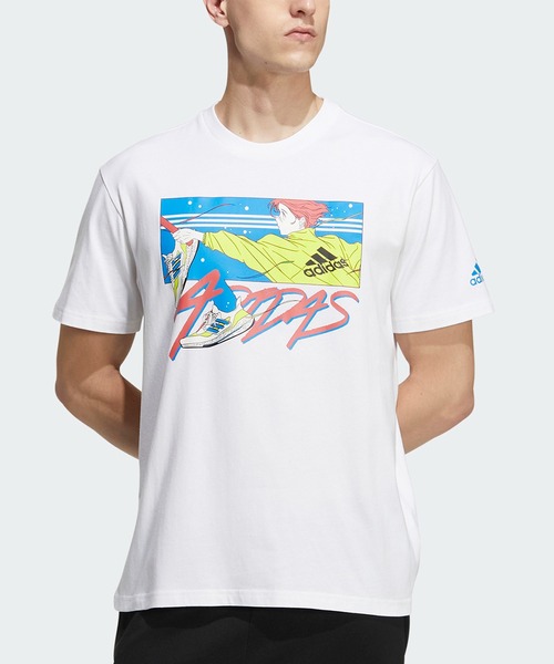 adidas（アディダス）の「東京 オープンソース 半袖Tシャツ / アディダス（ジェンダーニュートラル/メンズ/レディース）（Tシャツ/カットソー・メンズ・ホワイト/ブラック・MEDIUM/LARGE/X-LARGE/XX-LARGE/XXX-LARGE/SMALL/X-SMALL）」の4枚目の写真