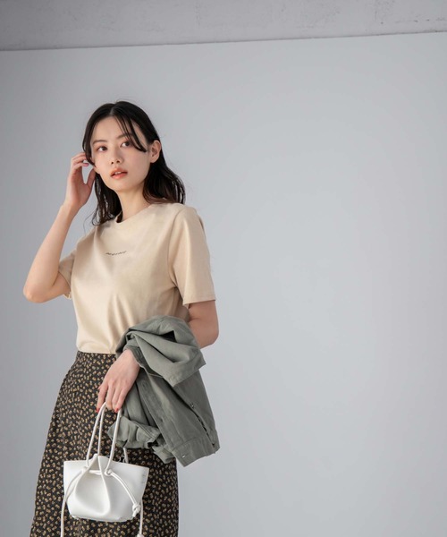 fifth（フィフス）の「フロントロゴTシャツ（Tシャツ/カットソー・レディース・ホワイト/ベージュ・M）」の22枚目の写真