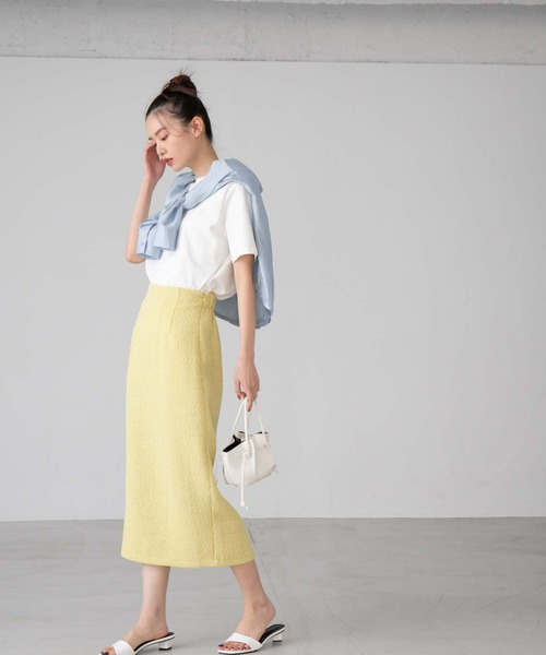 fifth（フィフス）の「フロントロゴTシャツ（Tシャツ/カットソー・レディース・ホワイト/ベージュ・M）」の21枚目の写真