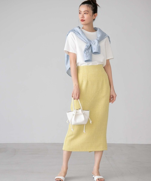 fifth（フィフス）の「フロントロゴTシャツ（Tシャツ/カットソー・レディース・ホワイト/ベージュ・M）」の20枚目の写真