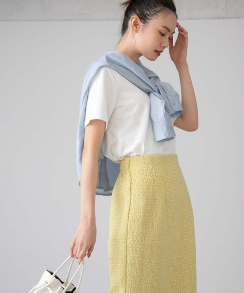 fifth（フィフス）の「フロントロゴTシャツ（Tシャツ/カットソー・レディース・ホワイト/ベージュ・M）」の19枚目の写真