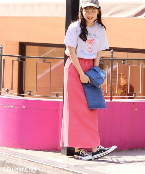 FREAK'S STORE（フリークスストア）の「Burger Chef Skipper Treat T-shirt/バーガーシェフスキッパートリートTシャツ（Tシャツ/カットソー・レディース・ホワイト/グレー・ﾌﾘ-）」の5枚目の写真