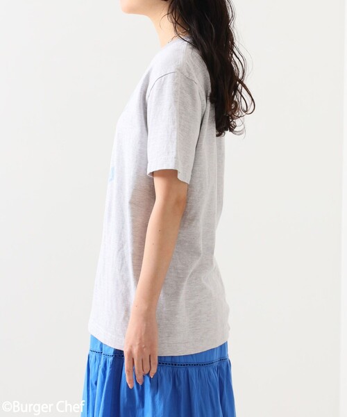 FREAK'S STORE（フリークスストア）の「Burger Chef Skipper Treat T-shirt/バーガーシェフスキッパートリートTシャツ（Tシャツ/カットソー・レディース・ホワイト/グレー・ﾌﾘ-）」の15枚目の写真