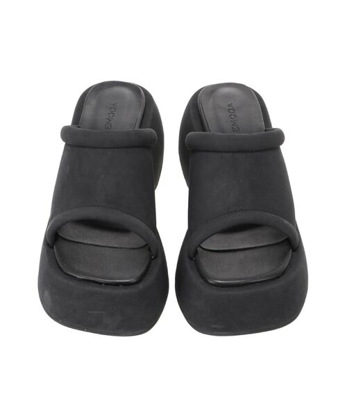 EMODA（エモダ）の「バルキーウェッジサンダル（サンダル・レディース・ブルー/ブラック/ホワイト・LARGE/MEDIUM/SMALL）」の12枚目の写真