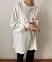 Didot.showroom | ルーズカラーロングTシャツ(Tシャツ/カットソー)