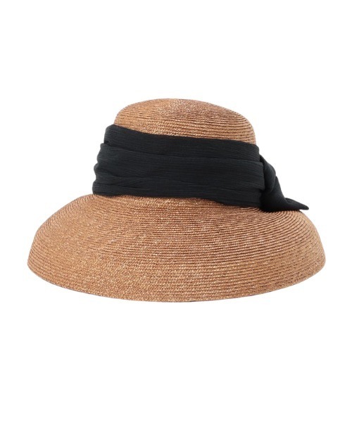 EIMY ISTOIRE（エイミーイストワール）の「リップルリボンカサブランカ（ハット・レディース・ホワイト/ネイビー/ブラック/ブラウン・FREE）」の11枚目の写真