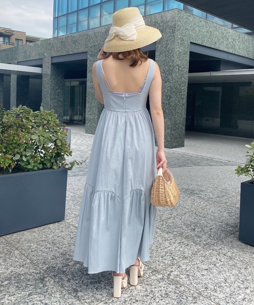 EIMY ISTOIRE（エイミーイストワール）の「リップルリボンカサブランカ（ハット・レディース・ホワイト/ネイビー/ブラック/ブラウン・FREE）」の21枚目の写真